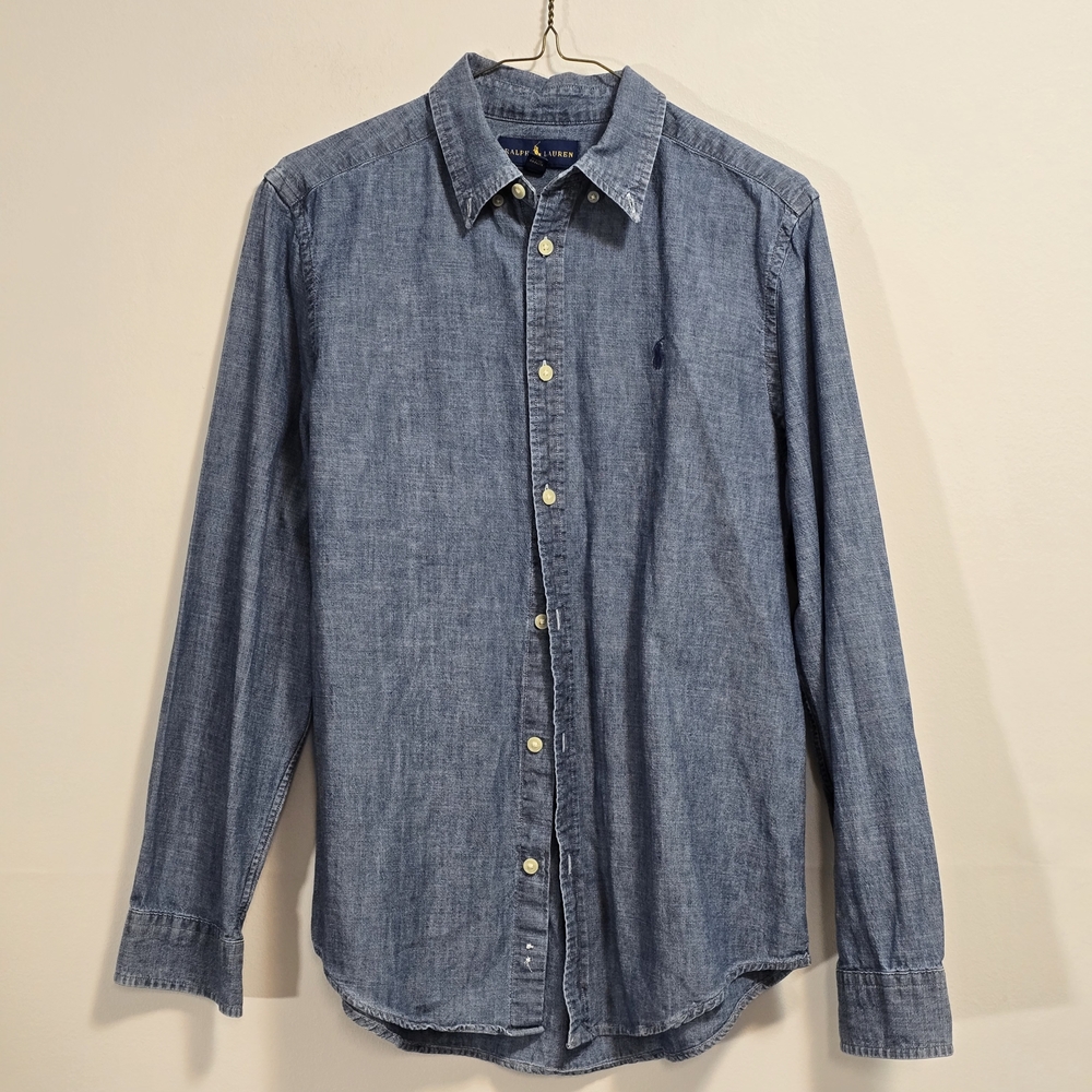 Ralph Lauren Casual Blue cotton Button Down Shirt